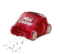 Mini Schreibtischstaubsauger - Kompakter Tischstaubfeger Für Krümel & | Tragbarer Batterriebetriebener Tischreiniger Aus ABS, Niedliches Design Für Kinder, Büro, Schule & Zuhause