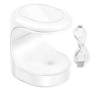 Mini secador de uñas lámpara USB LED portátil manicura gel polaco luz de curado uñas herramienta de arte blanco..