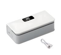 Mini sellador de bolsas blanco, sellador portátil recargable de alimentos pequeños, pantalla de pantalla de 6 niveles, sellado de 3.7 pulgadas de ancho, USB tipo C para aperitivos, ahorro de alimentos