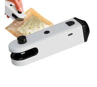 Mini sellador de bolsas - Sellador de alimentos 4 en 1 linterna LED con sellado al vacío portátil para aperitivos, sobras y camping al aire libre