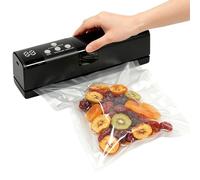 Mini Selladora al Vacío - Pantalla LED Tanque Agua Extraíble Conservador | Selladora al Vacío para Carne, Comidas, Snacks, Caramelos, Bolsas de Patatas, Harina, Cereales,Almacenaje, Congelador,