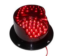 Mini Semaforo Led, Lámpara Monocromática para Pared, Luz de Advertencia Indicadora Impermeable, Verde/Rojo/Amarillo, para Intersecciones, Carreteras, Cabinas de Peaje, Curvas, Puentes ( Color : Red ,