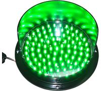 Mini Semáforo Led: Señal Roja, Amarilla Y Verde para Carreteras, Peajes, Puertas Residenciales, Lámpara Didáctica De Pared, Ideal para Seguridad, Educación Y Control. Green_200mm-110v