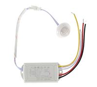 Mini Sensor de Infrarrojos Ajustable de 220 V, Interruptor de inducción del Cuerpo Humano para lámpara de luz, Alta sensibilidad, Encendido automático, Ahorro de energía para