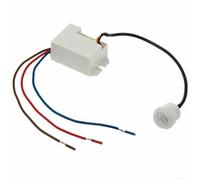 Mini sensor PIR Interior, Sensor de Movimiento de Techo Interruptor de Luz, Máx. 6M/360°, Ajustable DayNight, Para Corredor, Armario, Baño Oficina