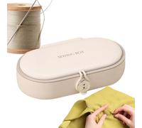 Mini Sewing Kit - Sewing Accessories Dressmaking | Mini Case with Color Threads, Needles, Safety Pins, and Measuring Tape, Ideal for Home, Office, and On the Go Use 6.06x3.46x1.54 in