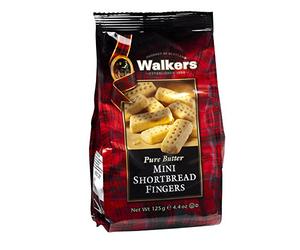 Mini Shortbread Fingers Walkers - 125g