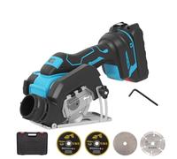 Mini sierra circular a batería para Makita 18V, sin escobillas, con 4 hojas de sierra, profundidad de corte de 22 mm, para madera y plástico (sin batería)