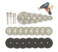 Mini Sierra Circular De 32/31 Piezas, Disco De Corte De Metal, Herramientas Rotativas Compatibles Con Accesorios Dremel, Disco De Tallado De Madera, Muela De Lijado.(32pcs)