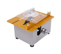 Mini Sierra Circular De Mesa Multifuncional eléctrica, Sierra circular de mesa, 9000 rpm con 4 cuchillas, mini sierra circular de mesa, Voltaje de : 12 V-24 V