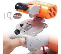 Mini sierra de banco, mini máquina cortadora, mini sierra de mesa ajustable con ángulo de 0-45°, ideal for corte de madera y metal, mini sierra cortadora de 7800 r/min for cortes de precisión y proyec