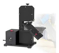 Mini sierra de cinta 4 en 1, sierra de mesa para manualidades, corte, pulido y lijado, sierra eléctrica de escritorio, pequeña herramienta de corte para el hogar, altura de corte de 70 mm