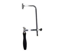 Mini sierra de mano tipo U, sierra de joyería, arco ajustable para madera, acrílico, plástico, corte, tubos de metal, aluminio, herramienta de reparación