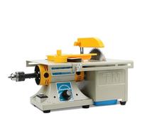 Mini sierra de mesa de precisión con eje flexible, amoladora y pulidora de mesa de 0-10000 RPM para joyería, lapidaria y manualidades de bricolaje