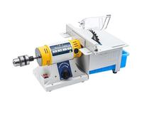Mini Sierra de mesa multifuncional for carpintería, 10000RPM, joyería de gemas, pulidora de roca, máquina de corte, torno de banco, amoladora de 320W