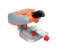 Mini sierra ingletadora de 90 W, sierra para madera de mesa, hoja de sierra ajustable de 0-45°, adecuada para cortar madera, plástico, piedra y metales no ferrosos