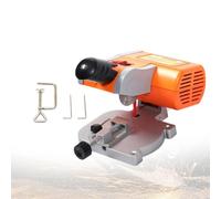 Mini sierra ingletadora, máquina de corte portátil de 90 W con hoja de acero de 50 mm, sierra de mesa de 7800 rpm con interruptor de límite para corte de ángulo preciso y fabricación de marcos