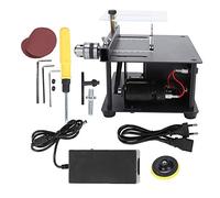 Mini sierras de mesa, sierra de banco de mesa multifuncional para trabajo pesado de uso amplio, enchufe europeo portátil 110-240 V para carpintería DIY