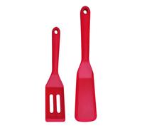Mini Silicone Spatula Flexible Nonstick Serve HeatResistant Cookie Slotted Spatula for Flip Eggs in Small Frying Pan Cookie Bat