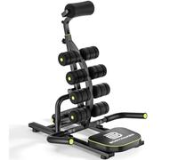 Mini silla de inversión para aliviar el dolor de espalda, camilla de espalda plegable compacta con descompresión de la columna vertebral, estiramiento completo de espalda y cuello, fácil montaje