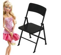 Mini Silla Plegable para casa de muñecas - Accesorio para Muebles de muñecas 1: 6 en | Silla para decoración de muñecas -te, Regalo compañero de habitación para niños, Mini Decoraciones