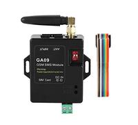 Mini sistema de alarma GSM de seguridad para el hogar de 8 canales con diseño inteligente y llamada de alarma SMS inalámbrica, tamaño ultradelgado, sistema de alarma SMS GA09, personalizado con texto