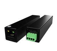 Mini Size 800m 2600ft PoE LAN Extender Over Twisted UTP Kit BNC or Copper Wire - PoE Camera or Other Remote Ethernet Device Repeater Booster Bridge - Extended Temp Range - BNC to 2PIN adapters in Set