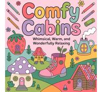 Mini Size - Comfy Cabins Whimsical Cozy Homes and Silly Creatures Coloring Book: A Delightful Mini Coloring Adventure of Snug Cabins, Playful Critters & Cozy Escapes for All Ages