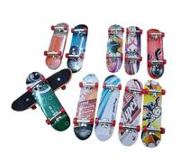 Mini Skateboards - Trendy Compact Fingerboard Kit, Sturdy Construction Precision Axles Grip , Advanced Trick Practice Coordination Builder | Portable Desktop Sport Toy, Ideal for Children Birth