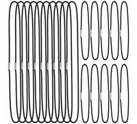 Mini Skater Bandas elásticas para cuaderno de viaje, inserciones de conexión, reemplazos, cierre de banda elástica para diarios de viaje recargables, planificadores, dos tamaños, paquete de 20 (A5 y