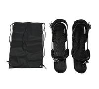 Mini Ski Shoes Black Size Ajustable, Botas de Travesía para Esquiar en Bosques y Nieve - Fácil Control, Ligero y Portable, Ideal para Principiantes y Aventuras en Invierno