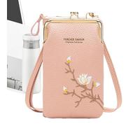 Mini Sling Bag - Small Passport Satchel for Women, Portable Cross body Phone Holder Wallet | Multifunctional Travel Bag with Embroidered Design | Perfect for Shopping, Vacation, Commuting, Workout
