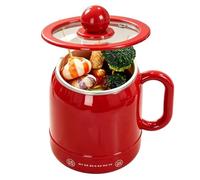 Mini Slow Cooker 800ml - Portable Ceramic Non Stick Cooker