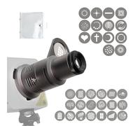 Mini Snoot Optico GOBO Accessory para Mini COB Lights | Compatible con Godox ML100BI/ML100R, Nanlite FC-60B/120B y ZY Molus X100 para Spotlight Effects