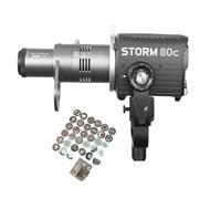 Mini snoot óptico para luz COB Aputure Storm 80C, incluye 33 filtros Gobo y álbum Gobo de PVC transparente, doble ranura magnética, enfoque ajustable, estructura de aluminio para efectos de