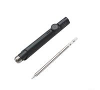 Mini soldador de 65 W con temperatura ajustable de 220 a 400 °C para SH72, compatible con puerto CC de 5,5 x 2,5 mm, herramienta de soldadura eléctrica portátil para bricolaje y reparación (punta SH72