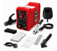 Mini Soldador Inverter, 250A Máquina de Soldar MMA con Tecnología IGBT | Portátil Soldadora Electrodo, Máquina de Soldar Portátil con Pantalla LCD, Anti-Stick, Refrigeración Inteligente, MMA 250