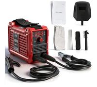 Mini Soldador Inverter MMA, 220V 250A Maquina De Soldar Electrodo Portátil Soldador ARC, Compacta Soldadora De Electrodos Con Tecnología IGBT, Hot Start, Anti-Stick, Pantalla Led Para Bricolaje