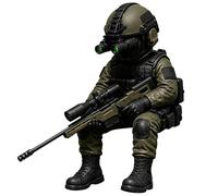 Mini Soldiers Figures | Small Realistic Collectible Figurine,Toy Soldiers - for Pretend Play Educational Projects Decoration Boys Kids Party
