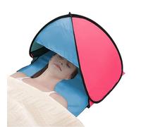 Mini sombra de playa con protección solar para la cara, pequeña tienda de campaña para portátil, para perro, para reposacabezas de mascotas, protección UV, toldo para laptop, para acampar al aire