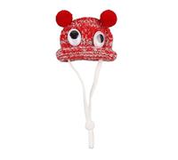 Mini Sombreros para Mascotas - Gorro de Hamster de Punto de Chefs Calientes de Piel | Sombrero de conejillo de indias hecho a mano, pequeño vestido de conejo, adorable sombrero pequeño animal