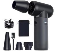 Mini soplador de aire comprimido tipo C con motor 180.000 RPM, limpiador teclado carga rápida, minisoplador inalámbrico for computadora