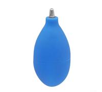 Mini soplador de aire de mano para lente de cámara, teclado, reloj, potente limpiador de polvo de bombilla con PVC suave para electrónica, óptica y Preci (azul)