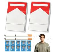 Mini soplador de Burbujas, Cigarrillo Falso Cigarrillos de Burbujas Soplador de Burbuja Varitas de Burbuja, Mini pompas de jabón para Mujeres y Hombres