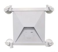 Mini soporte de coche con ventosa de vacío para una fuerte absorción en techo corredizo, cristal trasero y parabrisas, ABS blanco y PC