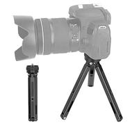 Mini Soporte para trípode, 1/4 Pulgada, 3-13 cm Ajustable, Asa de cámara, Soporte de Escritorio para teléfono con cámara, para cámara Deportiva para teléfono móvil(Negro)