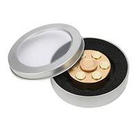 Mini Spinner, giroscopio de Dedo, Juguete de Mano, Divertido Spinner de Cobre, Metal para Pacientes con Add y ADHD(Revolver Tin Box)