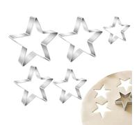 Mini Star Cookie Cutter 5 Pieces Mini Food-grade Stainless Steel Tool