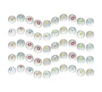 Mini Stress Balls - 50 Pieces Emoticon Squeeze Fidget | Cartoon Pinch Toy For Kids Teens Adults Students Studying Working Travel Car Ride Waiting Room Home Office Classroom