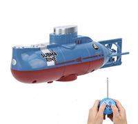Mini Submarino a Control Remoto, Control de 6 Canales, inmersión de 0,5 m, rotación de 360 °, Modelo de Juguete Submarino simulado, decoración de Acuario